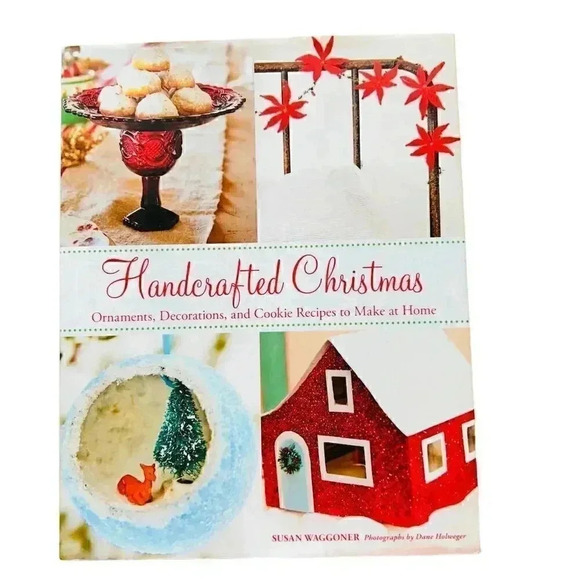 Handcrafted Christmas: Ornaments, Decorations & Cookie Recipes Activity Book - Picture 1 of 6